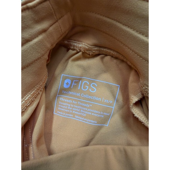 FIGS Scrub Set Womens XS Orange Tangerine Joggers & Top Technical Collection - Picture 9 of 12